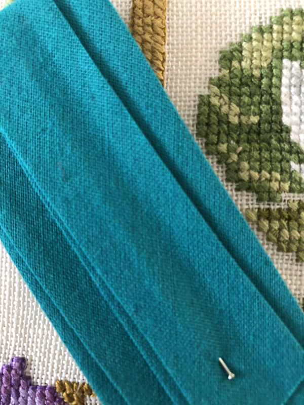 Band | Groen | Biaisband | Blauw groen / azuurblauw | 2 cm | 100% katoen | merkloos - dubbele naad - kleurecht - wasbaar tot 95 ℃
