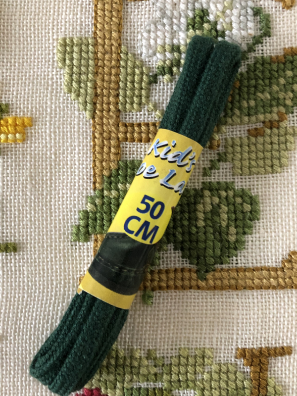 Band | Groen | Kinderveter(s) 50 cm Kids shoe lace - vintage
