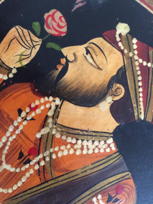 India | Antiek zeer bijzonder romantisch doosje "Taj Mahal" Moghull |  ca. 1900-1910 | Sjah Jahan