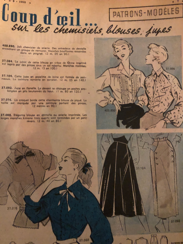 Tijdschriften | Le Petit Echo de la Mode Hebdomaire 9 | no. 9 - 2 Mars 1952  | LENTE