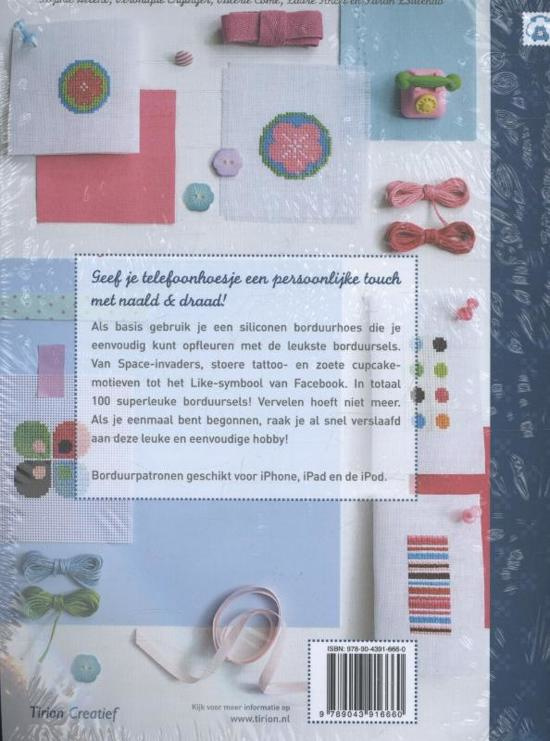 2014 | Boeken | Borduren | Style your phone: de leukste borduursels voor je smartphonehoesje