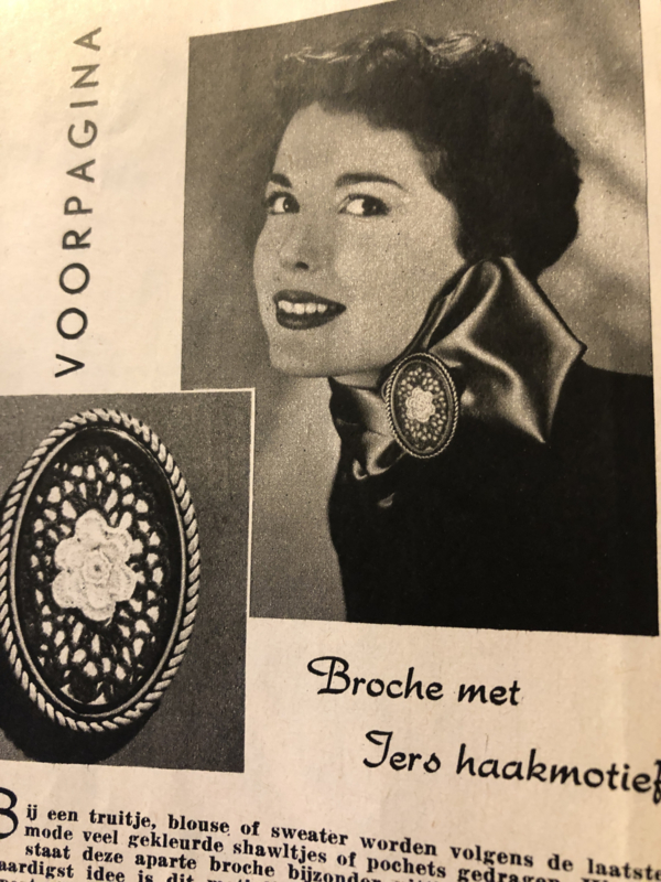 VERKOCHT | Ariadne: maandblad voor handwerken | 1953 nr. 75 - maart (7e jaargang) - met werkblad - PASEN