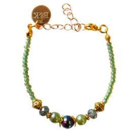 Sparkling Bracelet - Green & Gold