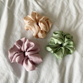 Scrunchie pastel lila