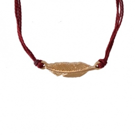 Mix Bracelet Feather - Red (dark)