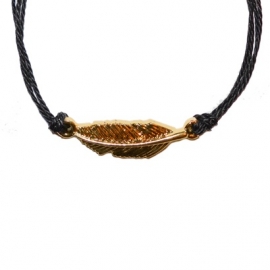 Mix Bracelet Feather - Black