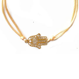 Mix Bracelet Satin Hand - Old Gold