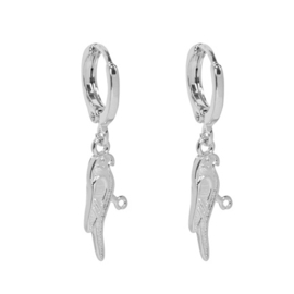 Hoops Pretty Parrot - Silver