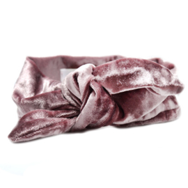 Bandeau Headband Velvet Girls - Pink