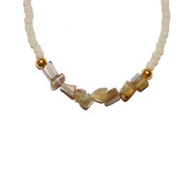 Stone Bracelet - Beige