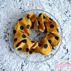 Scrunchie Dot - Yellow and Black