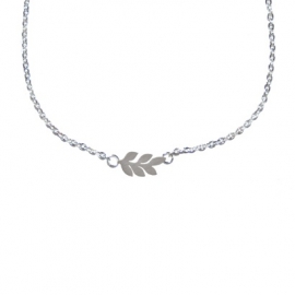 Feather Bracelet - Silver