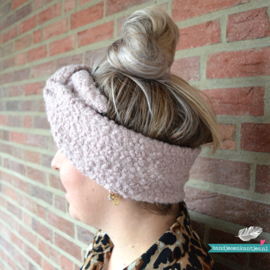 Haarband Bandeau Fluffy - Licht Roze