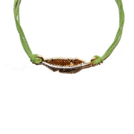Mix Bracelet Feather - Green