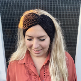 Winter haarband fluffy 2.0 zwart