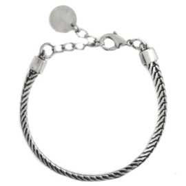 Bracelet Metal Twine - Silver