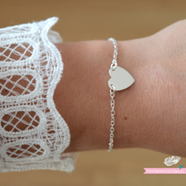 Heart Bracelet - Silver