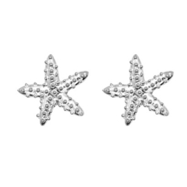 Studs zeester - zilver