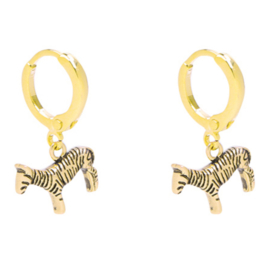 Hoops Zesty Zebra - Gold