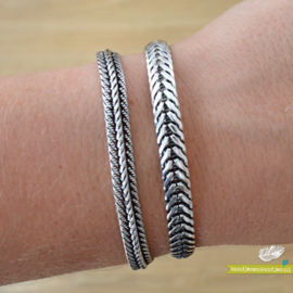 Bracelet Metal Twine - Silver