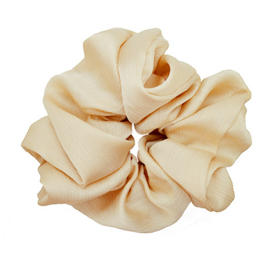 Scrunchie pastel beige