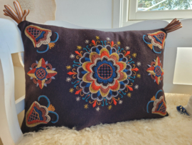 Vadmal, bruin lapjes 20 x 30
