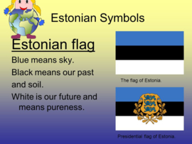 Blauw gestreept, Estlandband,  prijs per meter