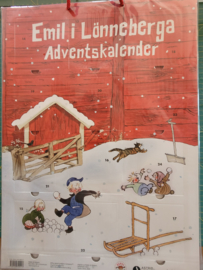 Mega adventskalender Pippi langkous en Emil.