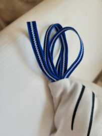 Blauw gestreept, Estlandband,  prijs per meter