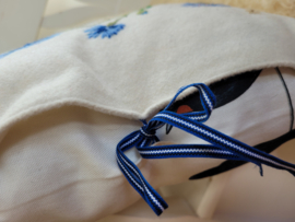 Blauw gestreept, Estlandband,  prijs per meter