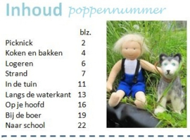 Combi Poppen I en 2, plus het patronenboek poppenkleertjes