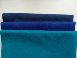 Vadmal, turkoois lapjes 20 x 30