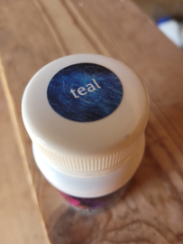 Ashford verf voor wol en zijde, pot 50 gram Teal (petrol)