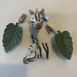 Tafelzeil klemmen - Jungle zebra