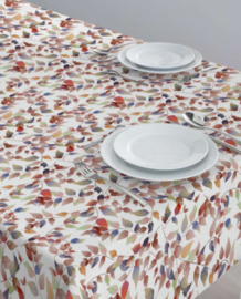 Gecoat tafellinnen/tafelkleed - Herfst kleuren