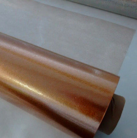 Tafelzeil transparant/glashelder - glitter goud