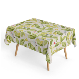 Gecoat tafellinnen/tafelkleed - Ingres butterfly/bird
