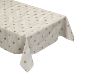 Tafelzeil kerst - Kerst ster room/goud