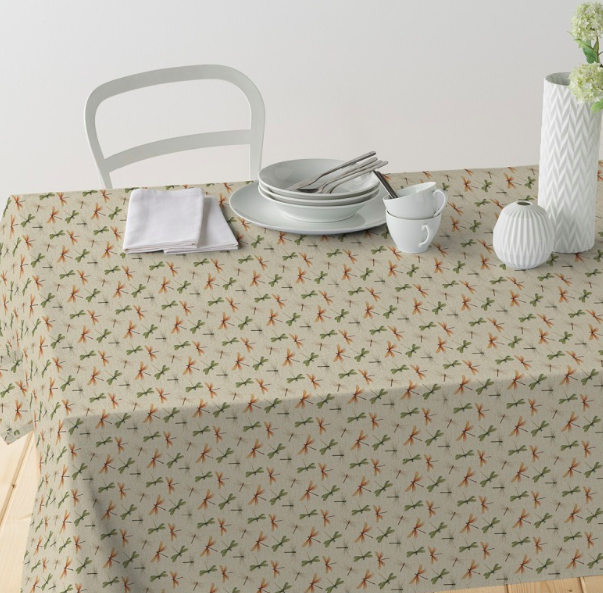 Gecoat tafellinnen/tafelkleed - Libelle