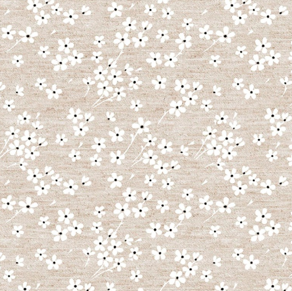 Gecoat tafellinnen/tafelkleed - Milfores beige