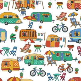 Geplastificeerd katoen - Camping/caravan