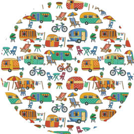 Tafelzeil rond - Caravan/camping