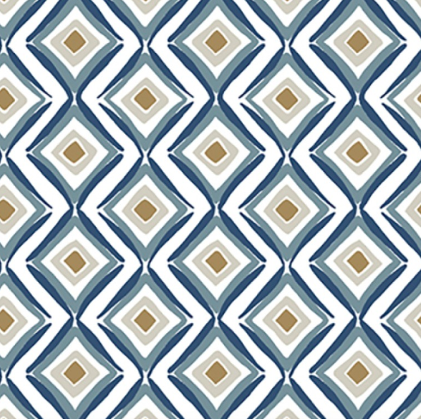 Gecoat tafellinnen/tafelkleed - Evania blauw