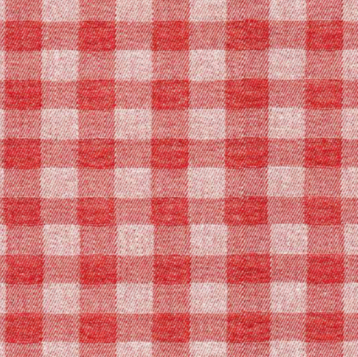 Gecoat tafellinnen/tafelkleed - Ruit rood