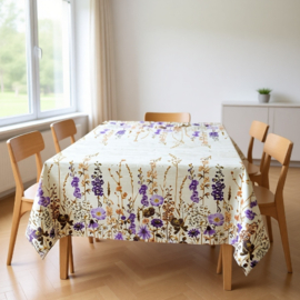 Tafelzeil - Bloemenweide paars