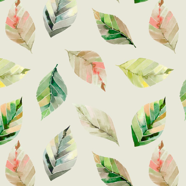 Gecoat tafellinnen/tafelkleed - Davinia leafs