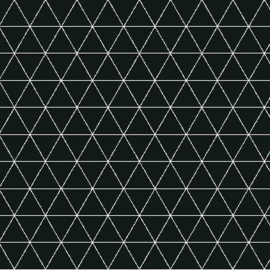 Tafelzeil - Triangle zwart