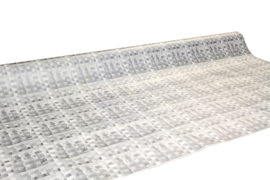 Tafelzeil - Basket weave silver