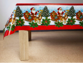 Volle rol - 20 meter x 140cm - Rood/kerstman - ACTIEPRIJS