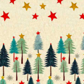 Gecoat tafellinnen/tafelkleed - Christmas joy